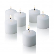 White Jasmine Scented Votive Candles Set of 12 Burn 10 Hours   